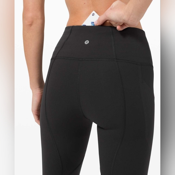 Lululemon Pace Rival High-Rise Crop 22" | Black | Size 4 - Picture 4 of 14